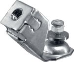 X-HS M U Threaded rod hanger with nail
