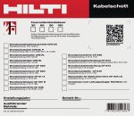 Identif. plate cable penetration seal