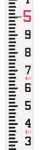 Leveling staff - imp ft/tenths PA 962