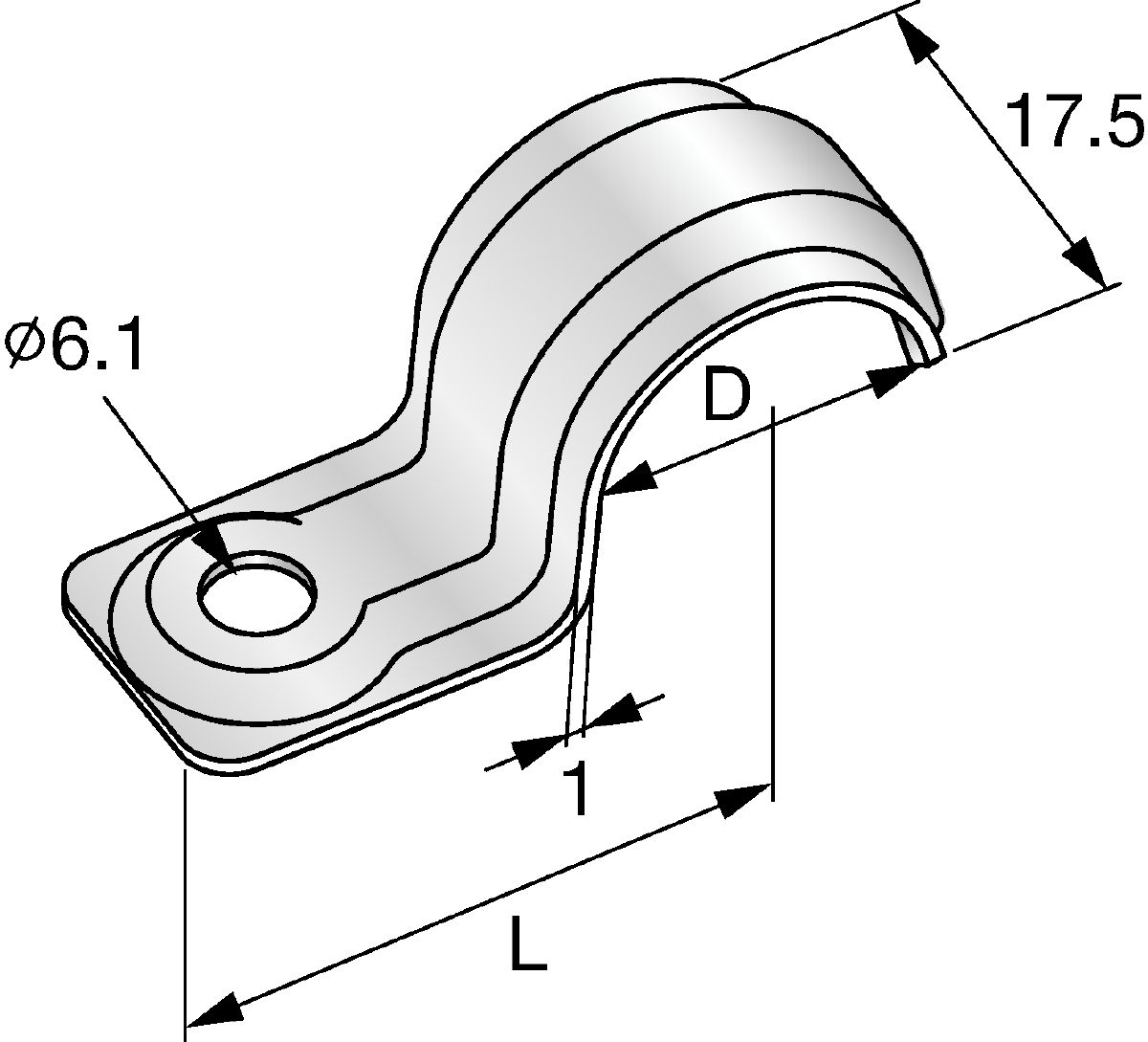 FB Conduit clip
