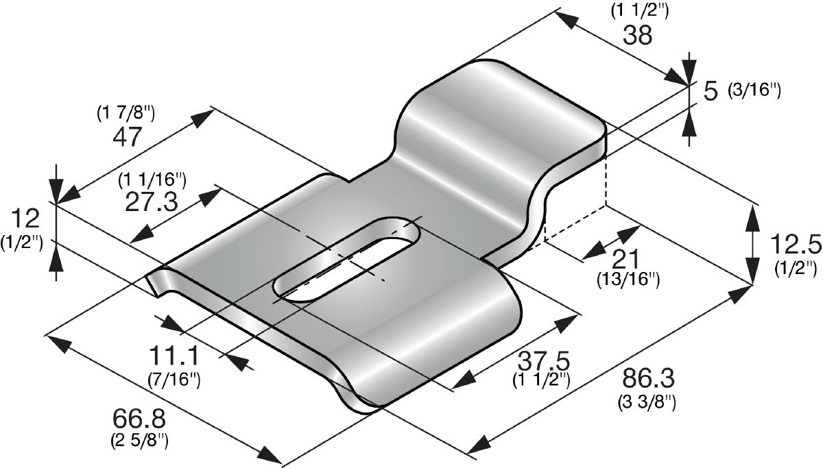 MT-FPS-SZ1 OC Connector Pipe Shoe Sliding