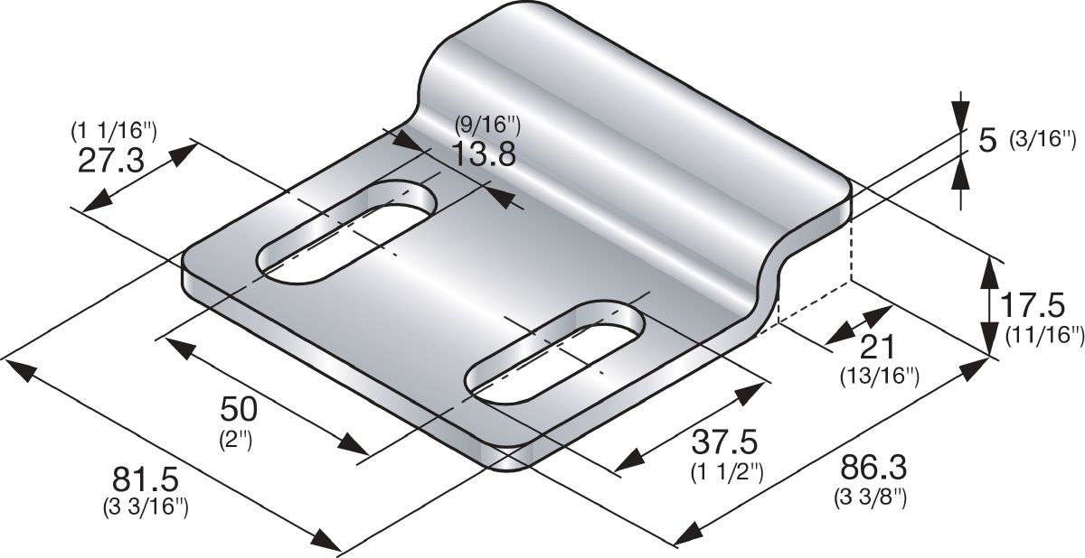 MT-FPS-SZ2 OC Connector Pipe Shoe Sliding