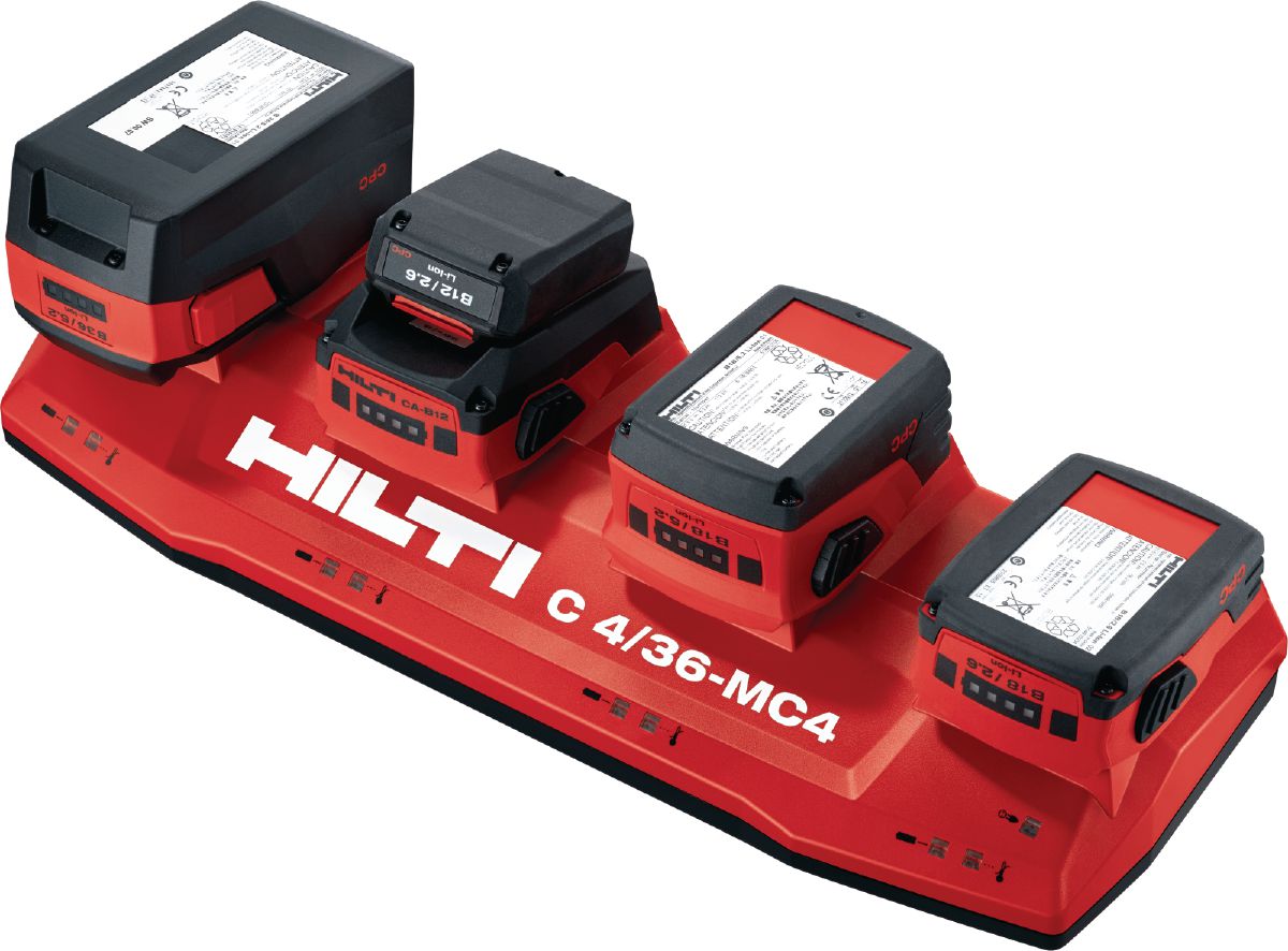 C 4/36-MC4 multibay charger w/ batteries 3D HNA