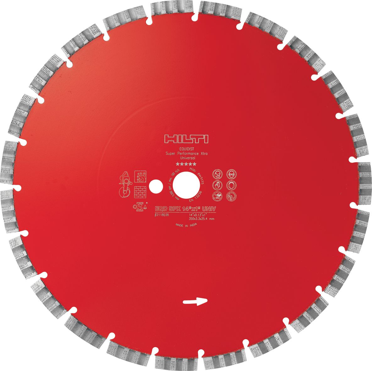 Diamond Disc EQUIDIST Super Performance Xtra 14"x1" universal