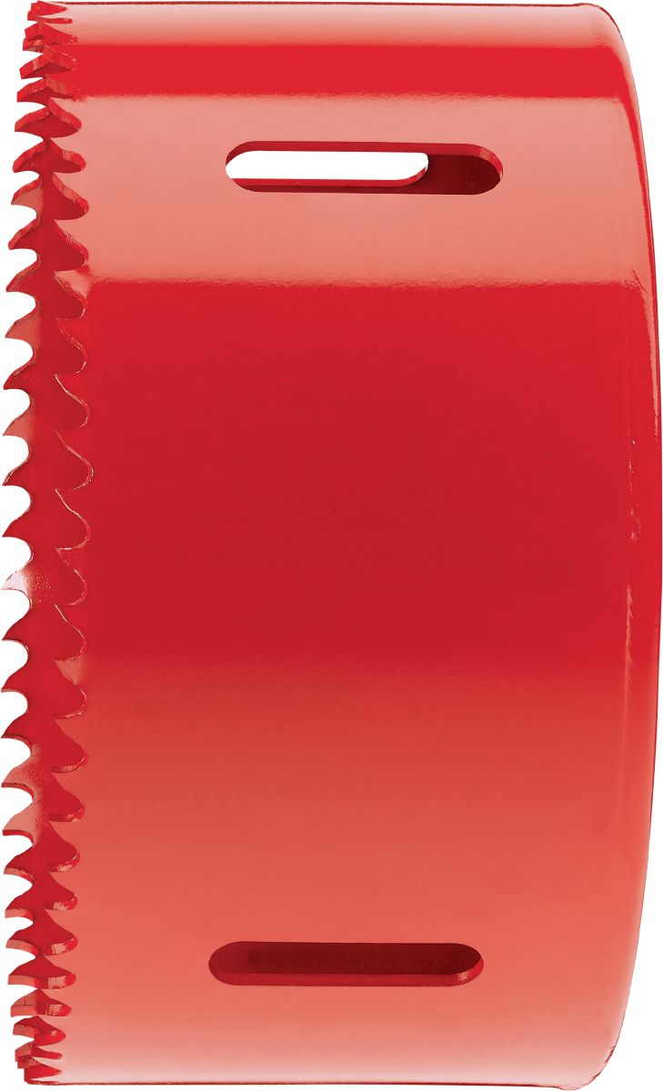 Hole saws to cut large openings into wood, metal, drywall and plastic materials (excluding Arbor)