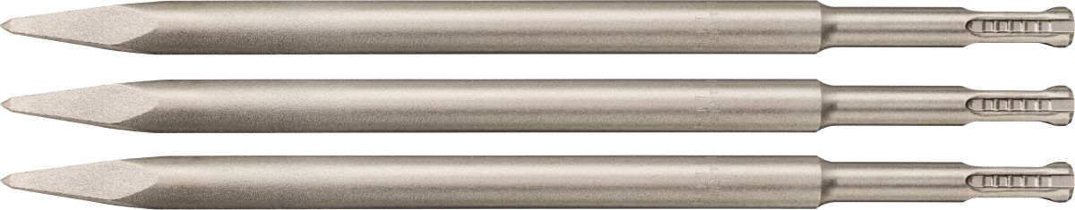 Still image of the pointed chisel TE-C SM 25. Edited to create a 3 pack image for HNA.