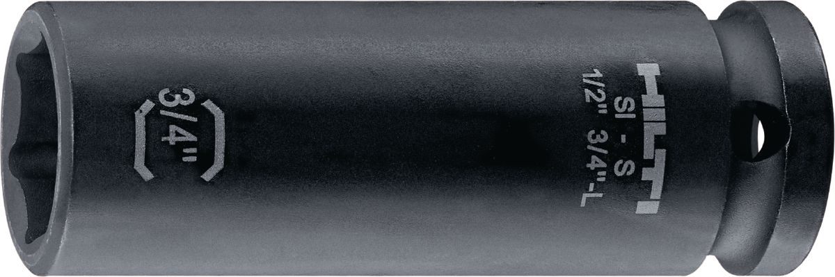 Impact socket, S-NSD, 1/2", long