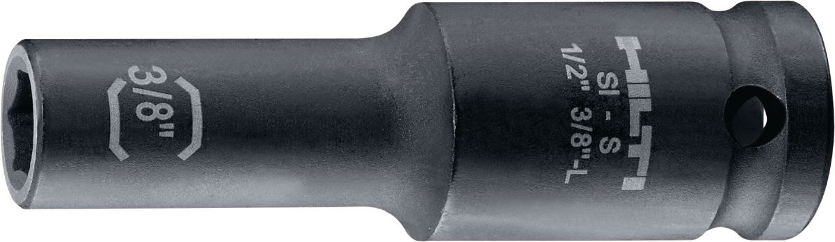 Impact socket, S-NSD, 1/2", long