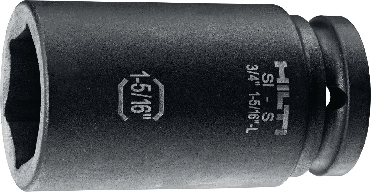 Impact socket SI-S 3/4" - 1-5/16 L