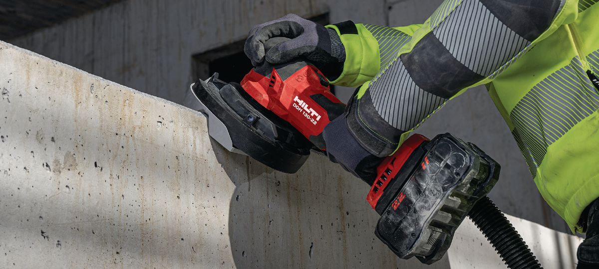 DGH 130 22 Cordless Concrete Grinder Grinders And Sanders Hilti 