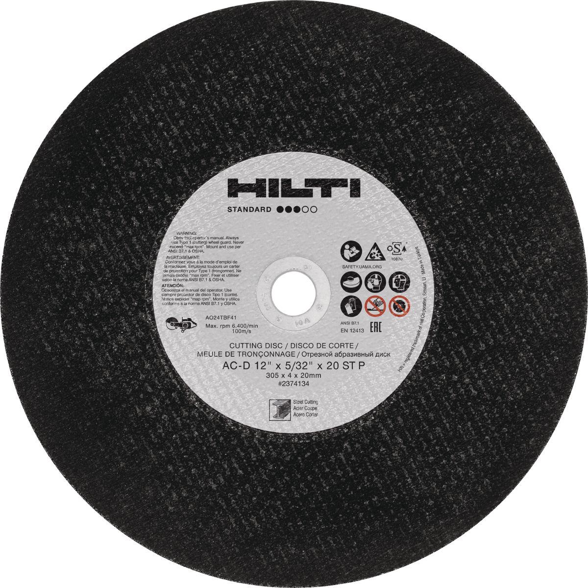 Still life picture of the AC-D GS General steel cutting disc
