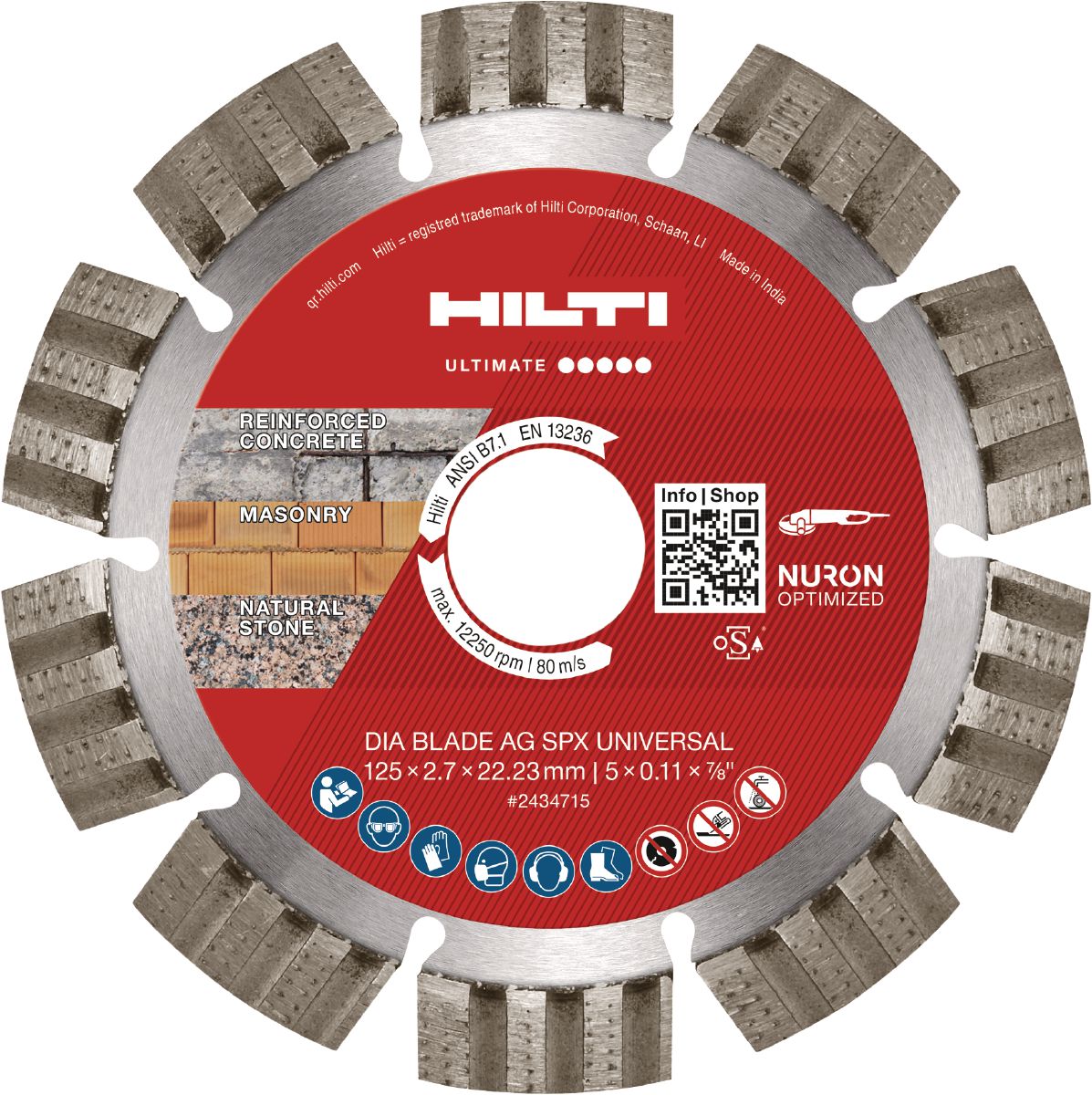Still life image of Diamond Blade AG SPX Universal 125
