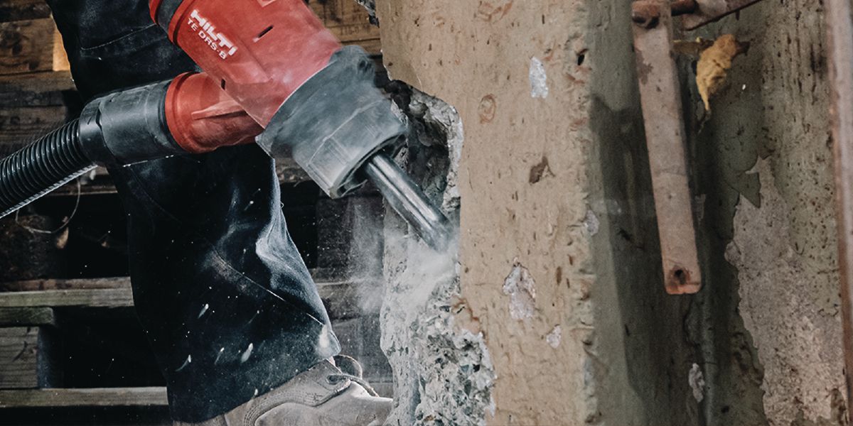 Cropped application image of bullpoint chisel TE-YX BP.