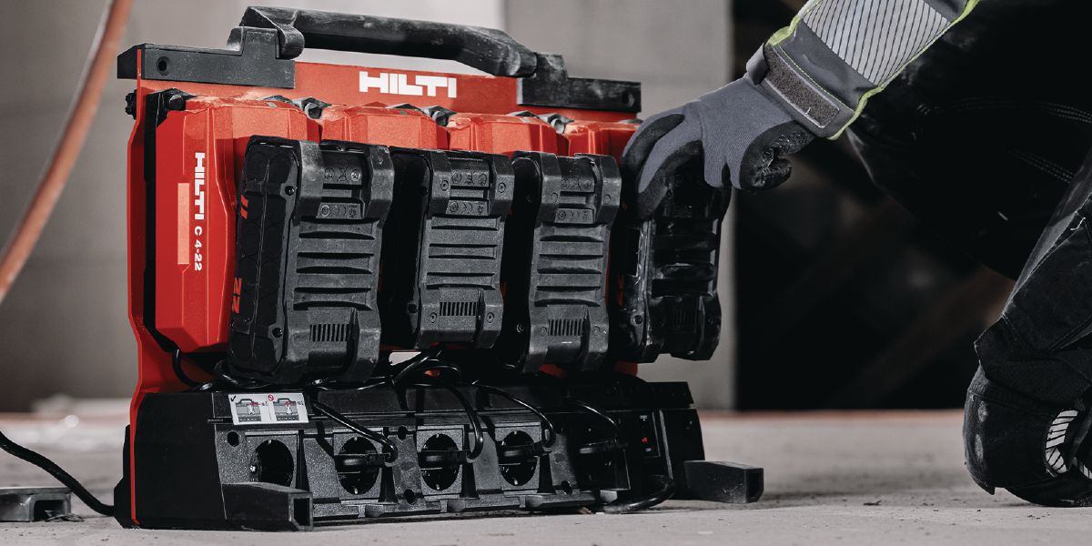 Cropped application picture of the CI D 4-22 Charging Dock