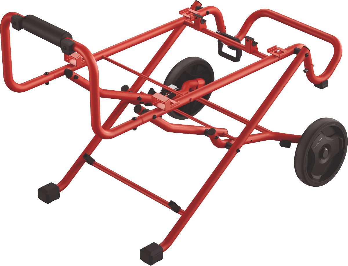 3D still life image of the trolley to be used with the cordless table saw SCT 60-22. This item is part of the accessory set SCT 60-T (item number 2427150)