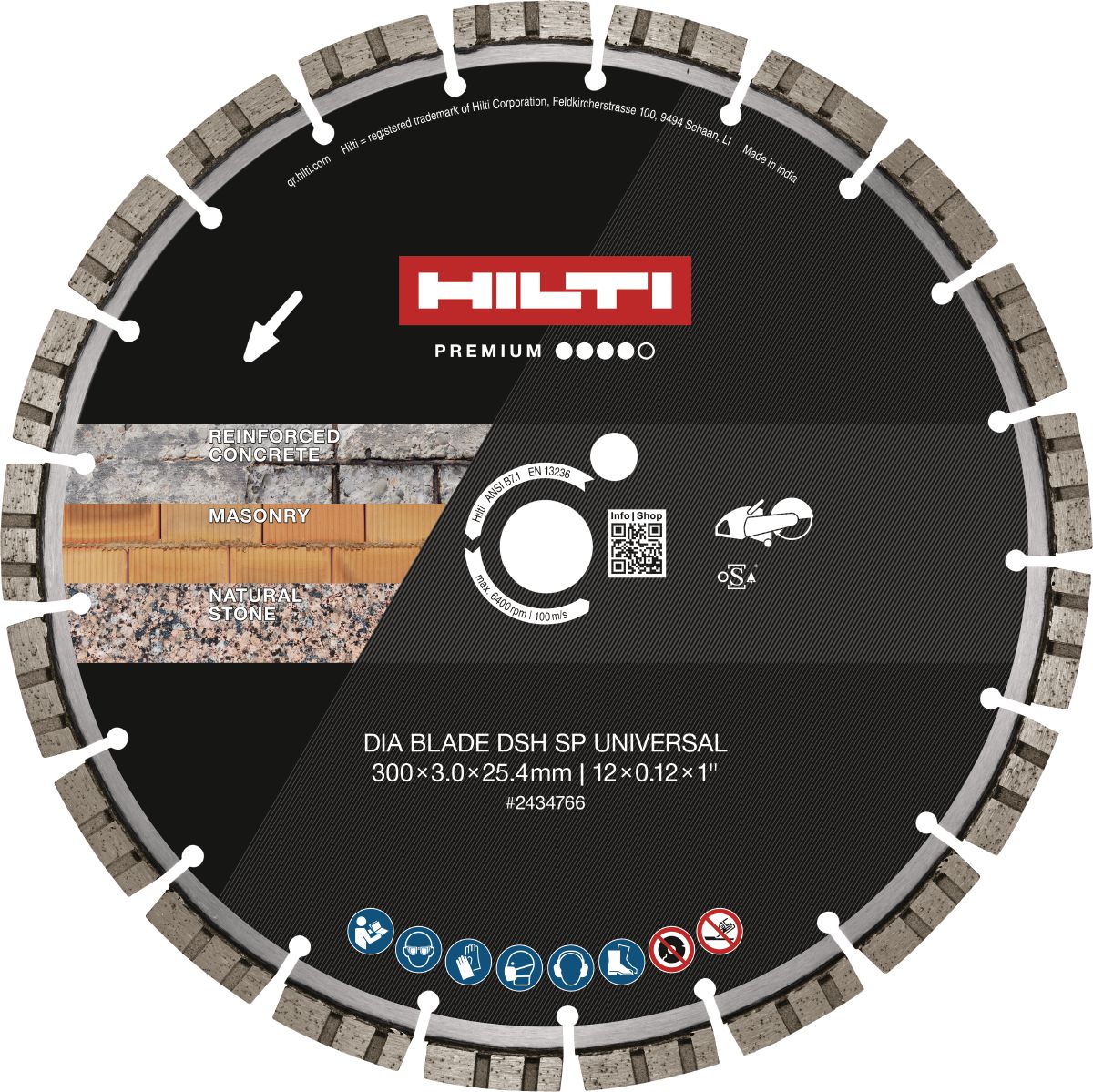 Still life image of Diamond Blade DSH SP Universal 300