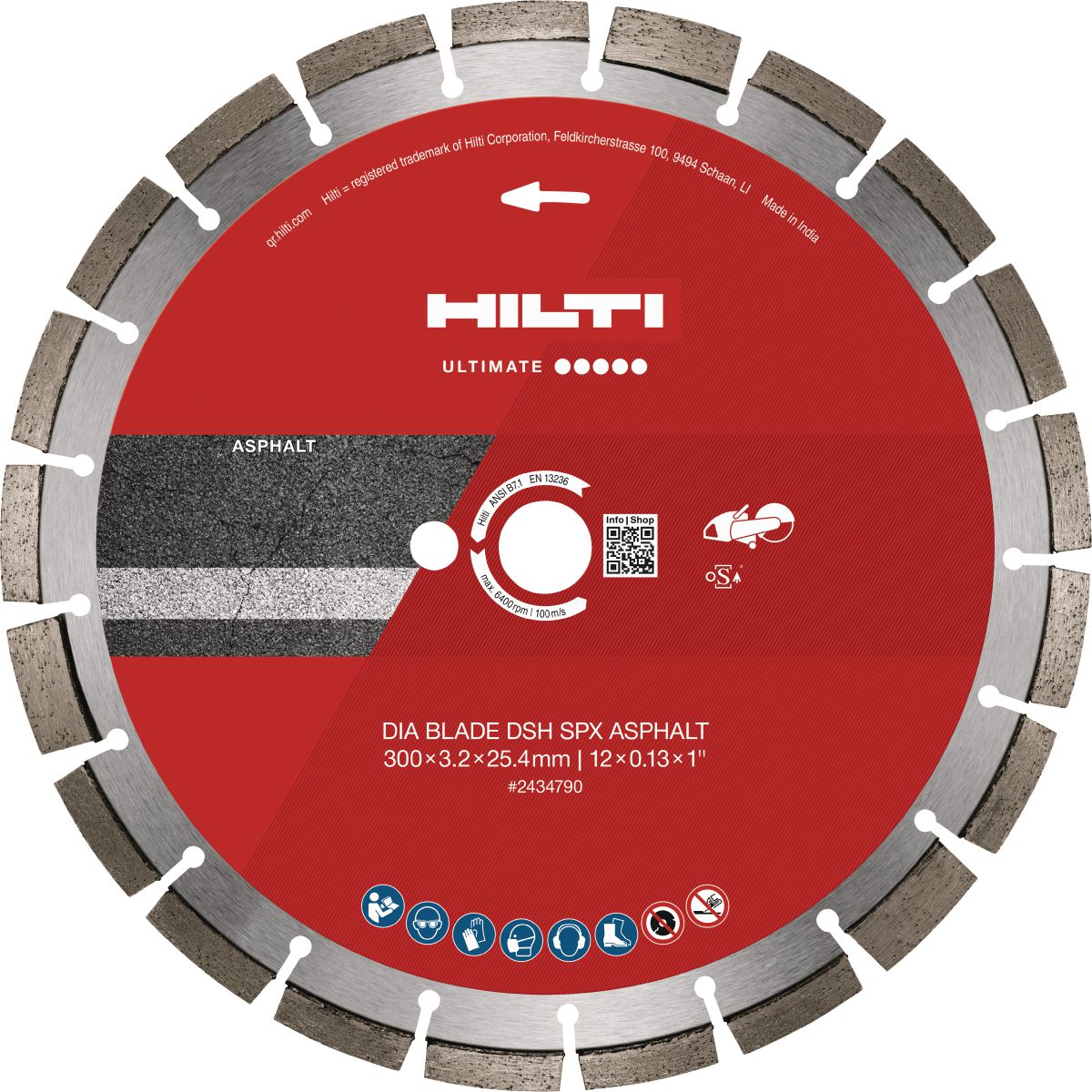 Still life image of Diamond Blade DSH SPX Asphalt 300