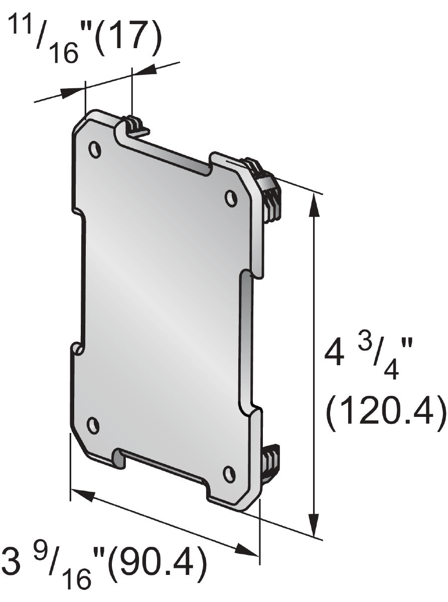 -MI End cap black-MI girder plastic end cap-MI Girder accessory-MI-120 girder plastic end cap