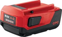 B22 4.0 22V バッテリー - バッテリー・充電器 - Hilti Japan
