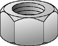 Lot De 30 écrous D'accouplement Hexagonaux 1/4-20 X 7/8 - Acier Zingué, Qualité US, Pour Bricolage Et Assemblage