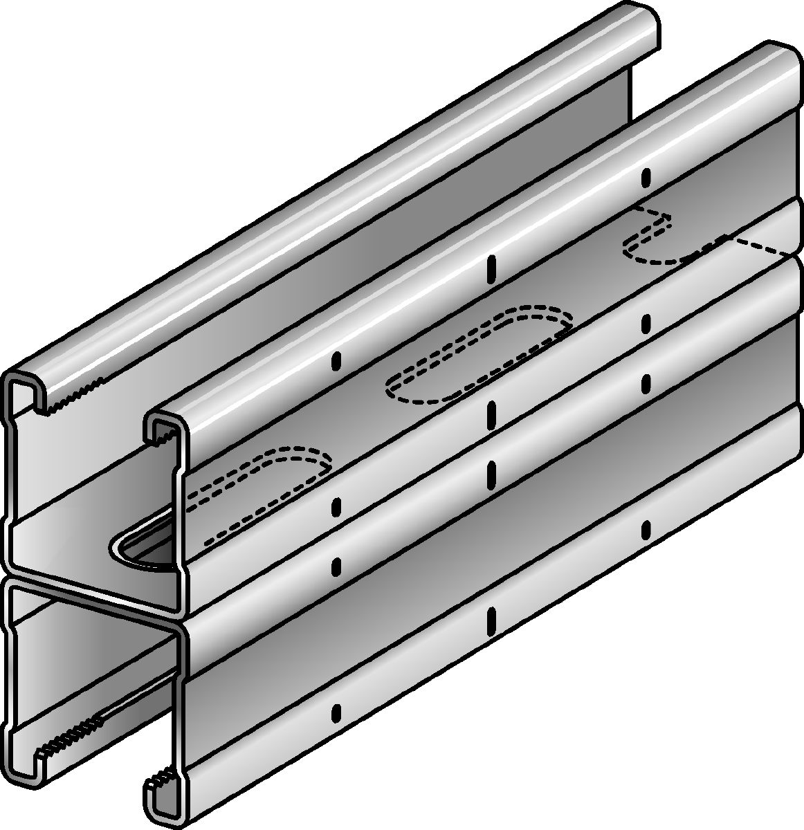Rail profilé en C MQ-41 D