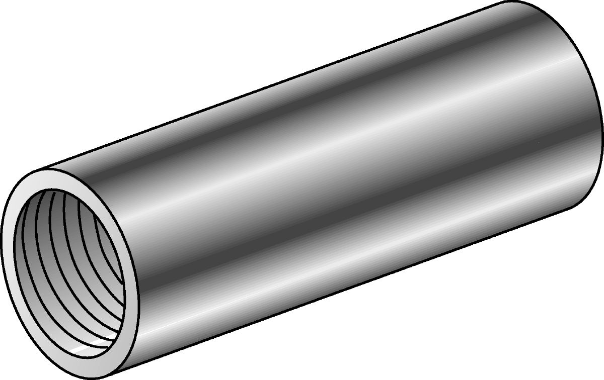 Écrou d'accouplement rond