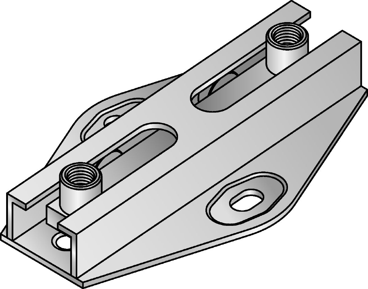 Double curseur à rouleaux MRG-D6