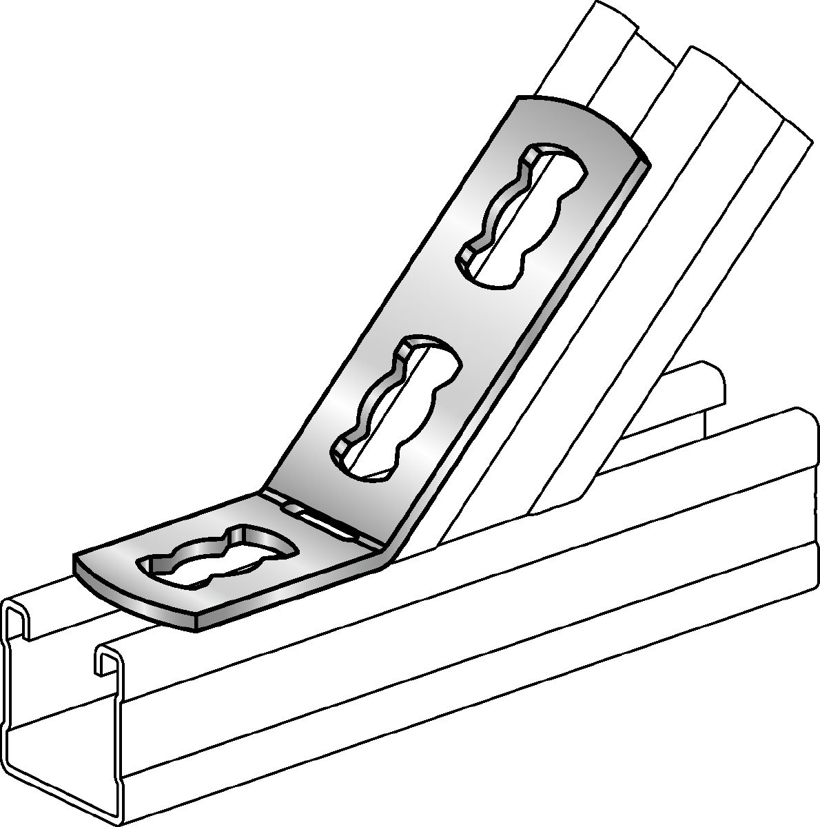 Support d'angle MQW-3/45