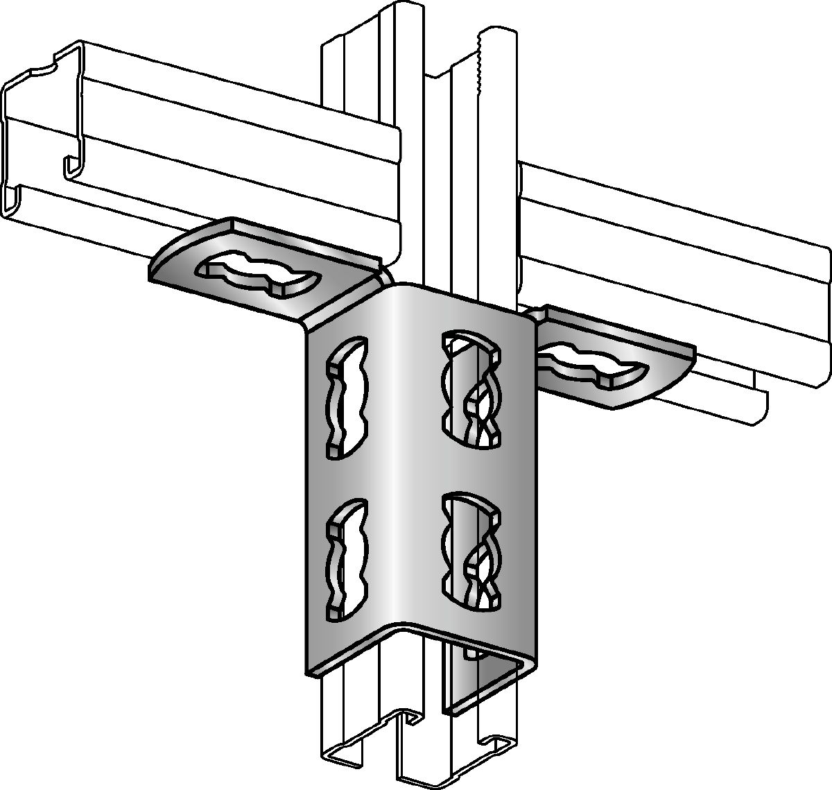 Bouton d'assemblage de rails MQV-2/2 D