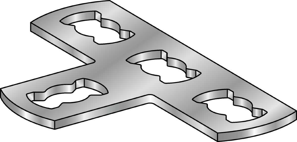 Connecteur de plaque plate MQV-T-F