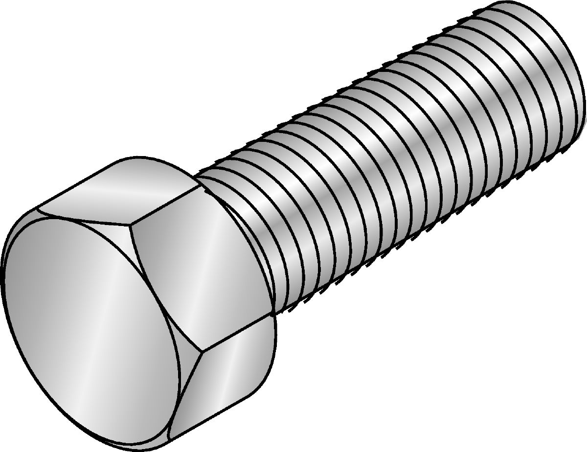 Vis hexagonale galvanisée DIN 933