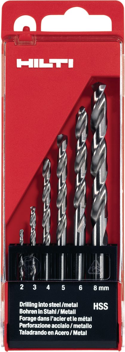 HSS-G Drill bit set Metal and wood drill bits Hilti Malaysia