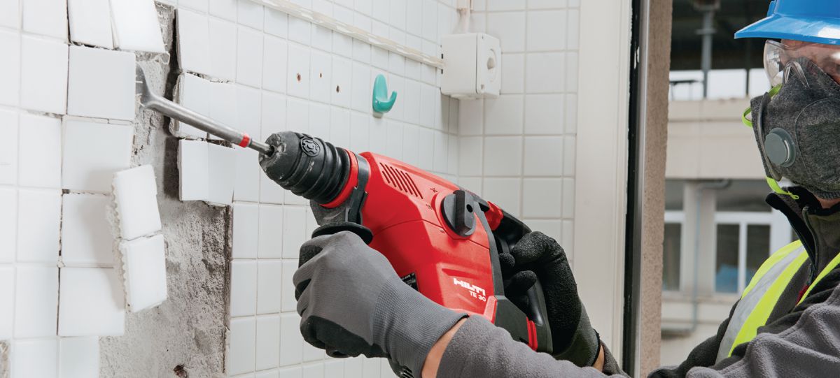TE-C TI タイル用チゼル - チゼルとロッドドライバー - Hilti Japan