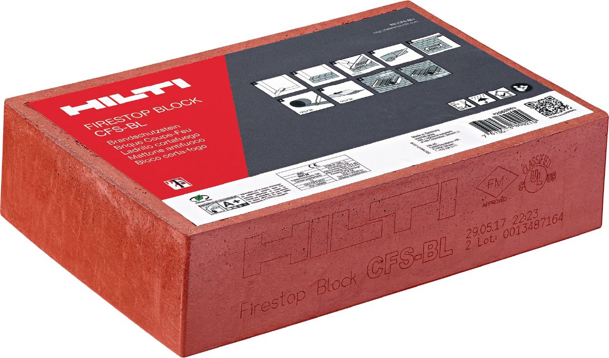 Ladrillos flexibles intumescentes CFS-BL