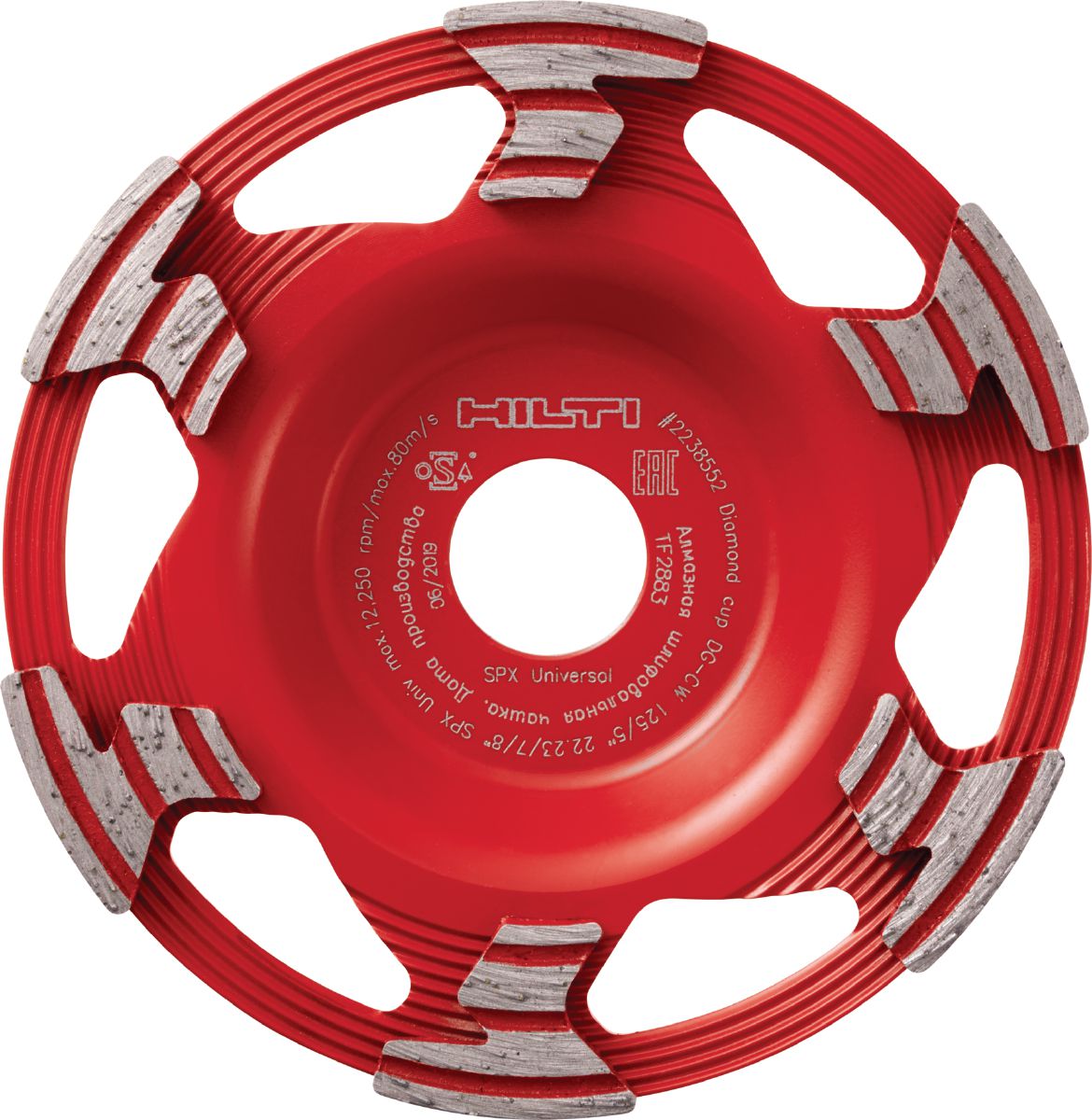 Hilti Vaso diamantado DG-CW 125/5" SPX (6) uni · 2238552