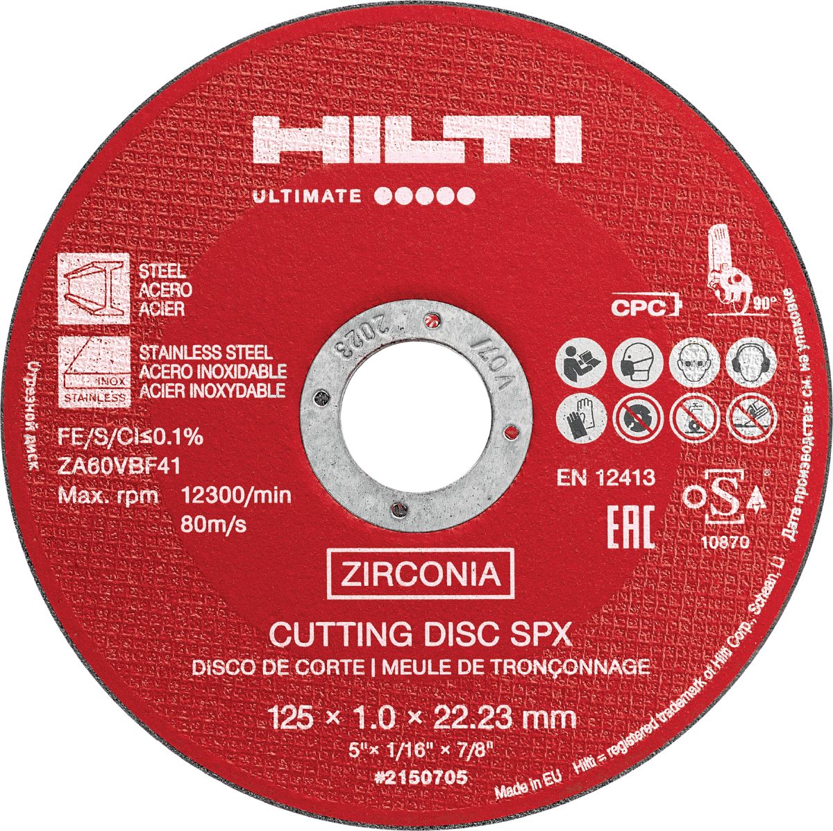 Confezione Da 150 Dischi Da Taglio 75 Mm Per Acciaio Inox - Spessore 1,6 Mm