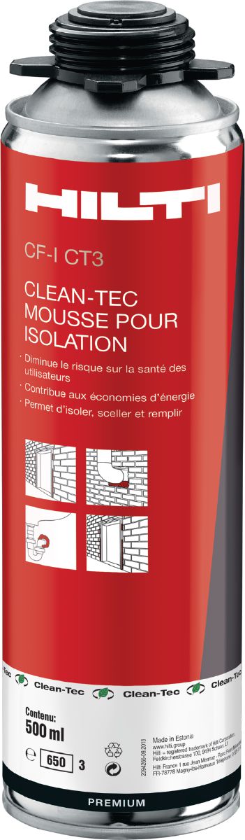 Mousse d'isolation Clean-Tec CF-I CT3