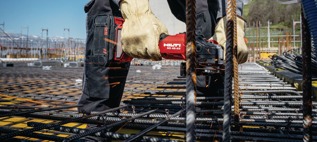 Hilti AG4S-22-100P2/5.2Ah コンボ AG 4S-22 Cordless angle grinder (5