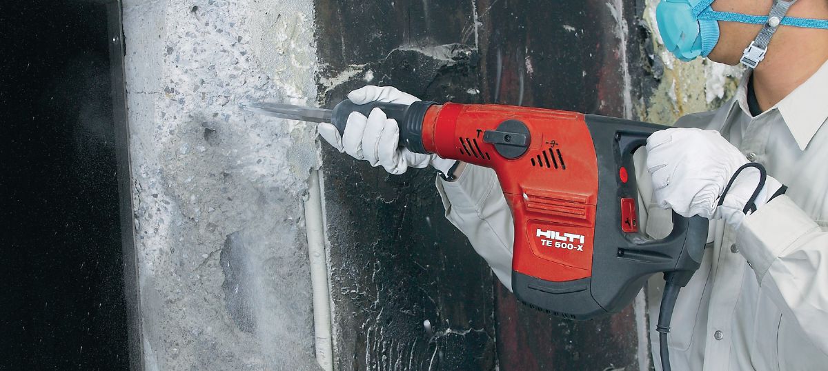 TE-HX17 SM 壁用ブルポイント - チゼルとロッドドライバー