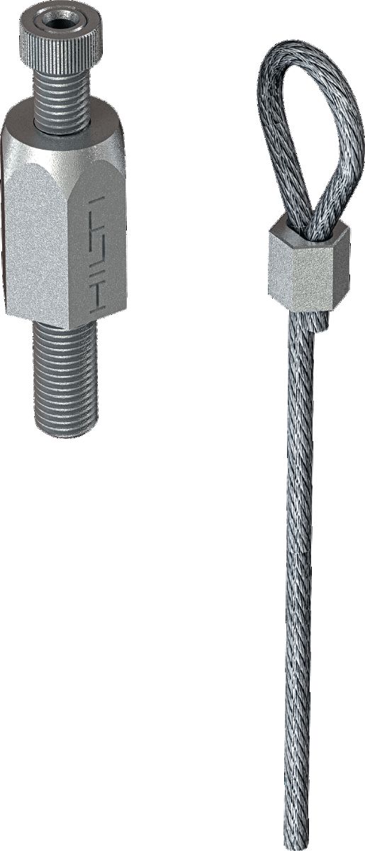 Kit de verrouillage de rail MW-LP CL avec câble métallique, fin en boucle