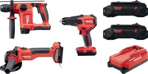 TE 4-22 & AG 4S-22 & SF 4H-22 Drill, Cut & Fasten - Standard Set