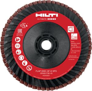 AF-D PL SPX Threaded convex flap disc - Abrasives - Hilti USA