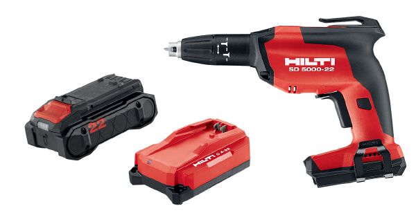 Kit visseuse plaquiste avec batterie et chargeur