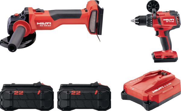 AG 4S-22 & SF 6-22 Tehosarja leikkaamiseen ja kiinnitykseen