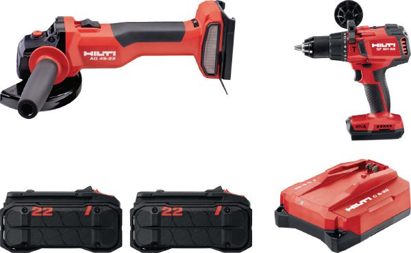 AG 4S-22 & SF 6H-22 Tehosarja leikkaamiseen ja kiinnitykseen