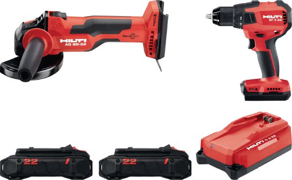 AG 6D-22 & SF 4-22 Perussarja leikkaamiseen ja kiinnitykseen