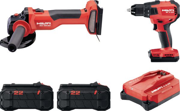 AG 4S-22 & SF 4-22 Tehosarja leikkaamiseen ja kiinnitykseen