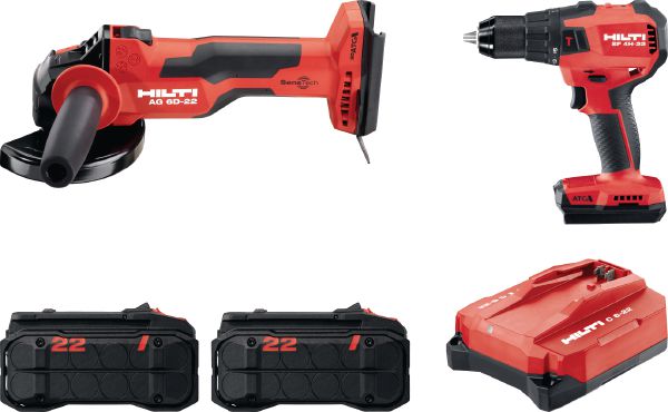 AG 6D-22 & SF 4H-22 Tehosarja leikkaamiseen ja kiinnitykseen