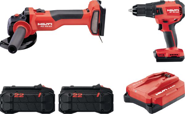 AG 4S-22 & SF 4H-22 Tehosarja leikkaamiseen ja kiinnitykseen