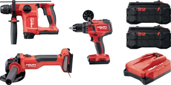 TE 4-22 & AG 4S-22 & SF 6-22 Tehosarja poraamiseen, leikkaamiseen ja kiinnitykseen